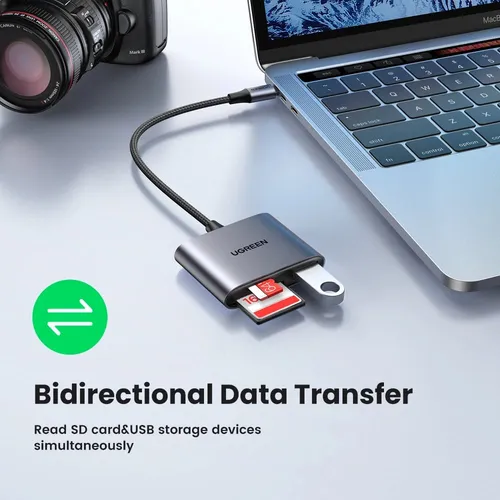 UGREEN 80798 3-in-1 USB-C SD Card Reader