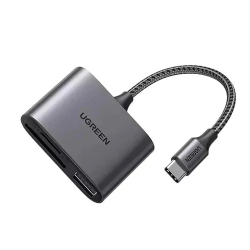 UGREEN 80798 USB-C To SD/TF + USB 2.0 Memory Card Reader