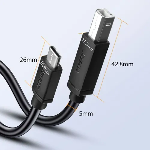 UGREEN 80811 USB-C To USB 2.0 1M Print Cable