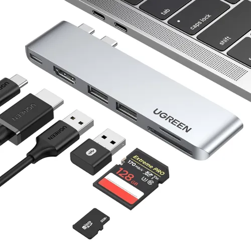 UGREEN 80856 Thunderbolt Dual Port Type-C Multifunction Adapter CM380