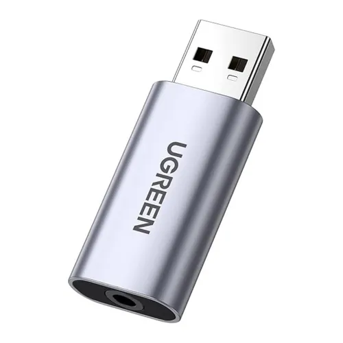 UGREEN 80864 2 in 1 USB External Sound Card Audio Adapter