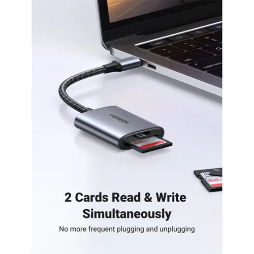 UGREEN 80888 USB-C to SD/TF Memory Card Reader