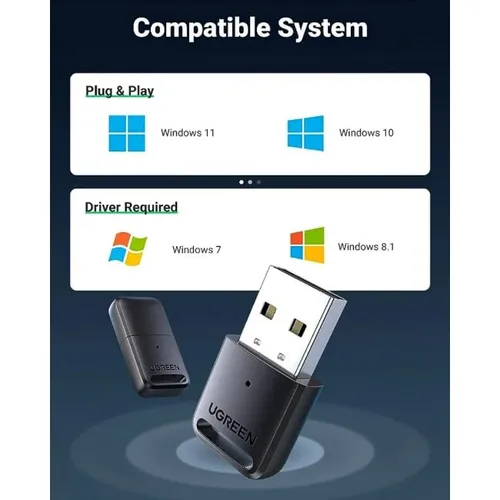UGREEN 80890 Bluetooth 5.0 USB Adapter