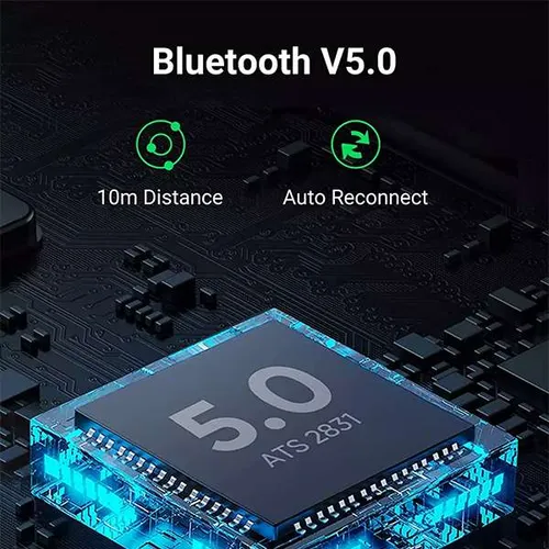UGREEN 80893 2 in 1 Wireless Car Bluetooth 5.0 Audio Transmitter and Receiver Adapter