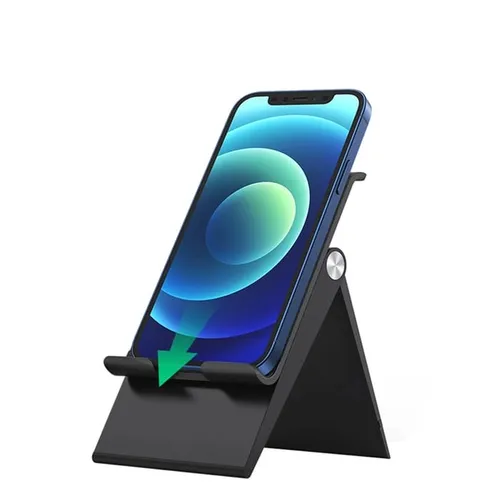 UGREEN 80903 Desktop Phone Stand LP247 – Adjustable Height, Foldable Design, Black