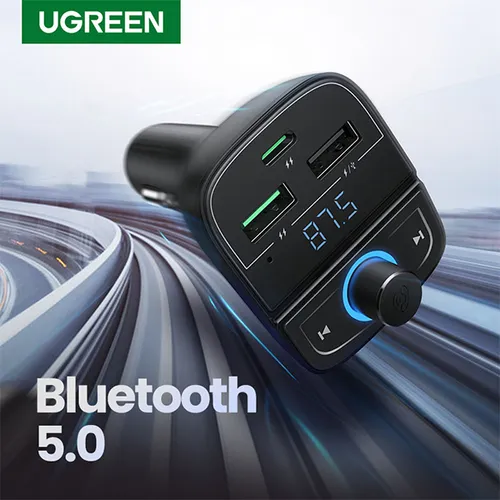 UGREEN 80910 Bluetooth FM Transmitter Car Charger