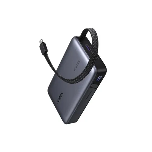 UGREEN 85166B 67W 20000mAh Power Bank With Built-in Cable