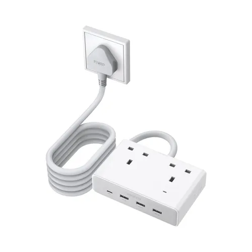 UGREEN 85170 Nexode PD 20W AC 2990W 2-Outlet Power Strip for Laptops, Tablets, Phones