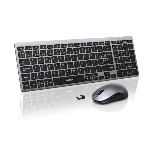 UGREEN 85513 Bluetooth & 2.4GHz Wireless Keyboard & Mouse Combo – MK552