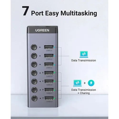 UGREEN 90306 7 Port Hub Power Supply