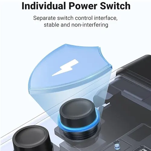 UGREEN 90307 7 Port USB 3.0 Powered Hub With 4 Fast Charge Slots 12V/2A Power Adapter
