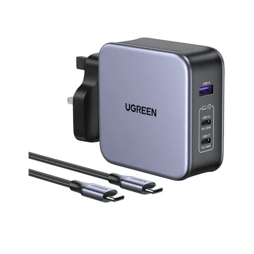UGREEN 90322 Nexode 140W 3-Ports GaN Fast Charger