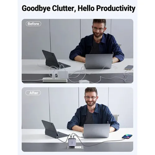 UGREEN 90322 Nexode 140W 3-Ports GaN Fast Charger