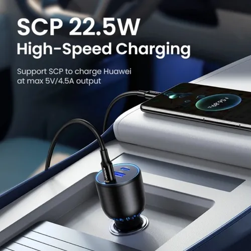 UGREEN 90413 130W 3 Port Fast Car Charger