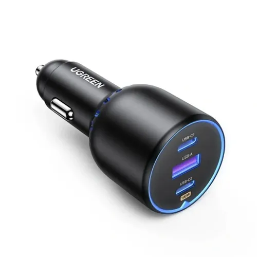 UGREEN 90413 130W 3 Port Fast Car Charger