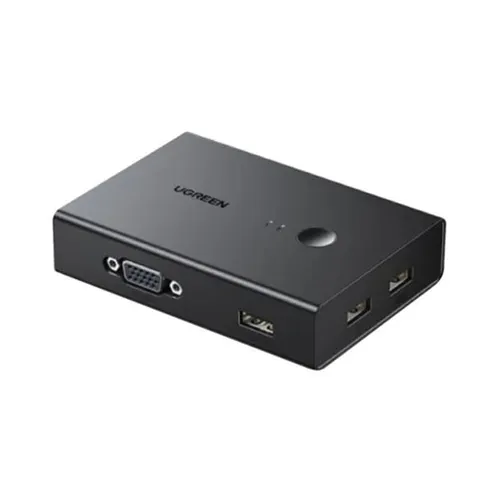 UGREEN 90490 VGA 2 In 1 Out KVM Switch Box