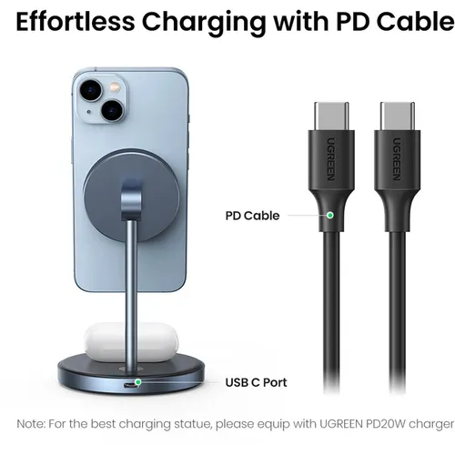 UGREEN 90668 2-in-1 Wireless Charger