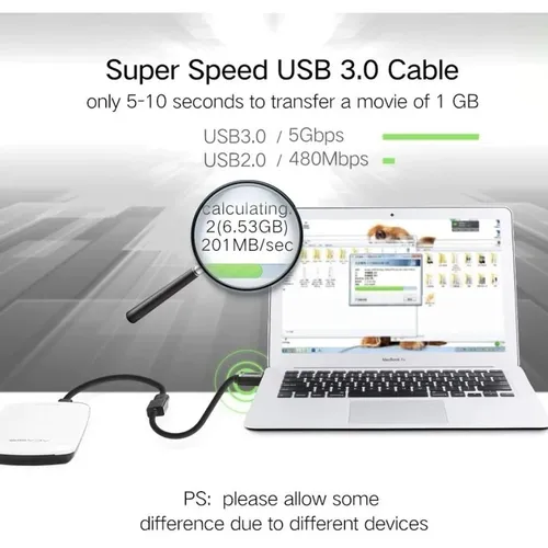 UGREEN 90722 USB 3.0 Male to USB Female Extension 5M Cable