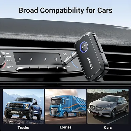 UGREEN 90748 Portable Wireless Car Bluetooth 5.3 Audio Receiver