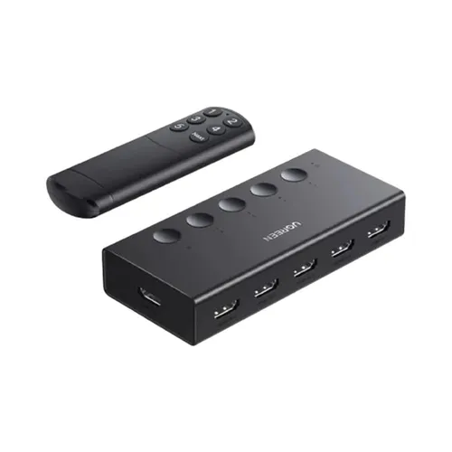 UGREEN 90801 HDMI Switcher 5 in 1 HDMI 4K 30Hz Switch With Remote