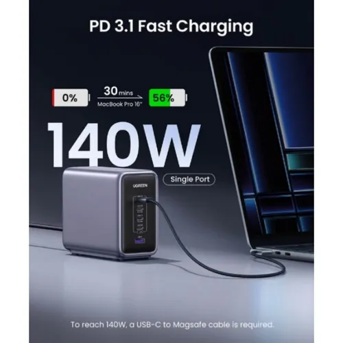 UGREEN 90872B Nexode 300W 5-Port Desktop Charger
