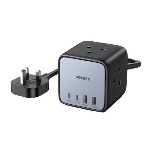 UGREEN 90906 65W USB C GaN Charging Station-7 Ports Diginest Cube Desktop Charger