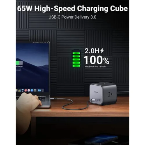 UGREEN 90906 CD268 65W USB-C GaN 7 Ports Desktop Charging Station