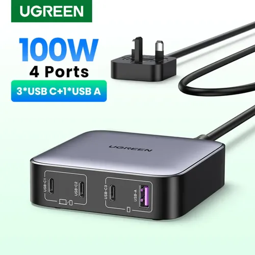 UGREEN 90929 Nexode 100W Desktop UK Charger