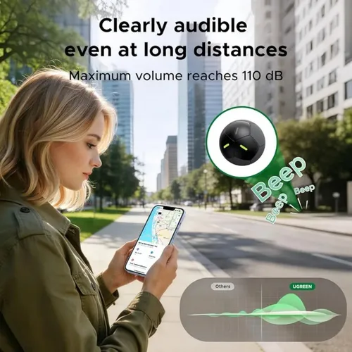 UGREEN 95020 FineTrack 2 Smart Bluetooth Finder (IOS Only)