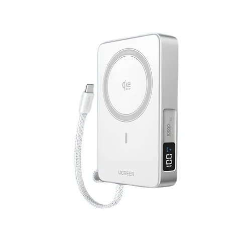 UGREEN 95027B 30W 10000mAh MagFlow Magnetic Wireless Fast Charging Power Bank (PB773)