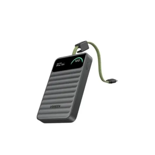 UGREEN 95294B Nexode Wavy 45W 10000mAh Power Bank with Built-in Cable