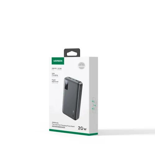 UGREEN 95424B 20000mAh 20W Two-way Fast Charging Power Bank