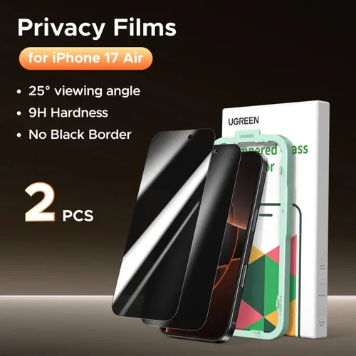 UGREEN 95606 iPhone 17 Air Privacy Screen Protector 2-Pack