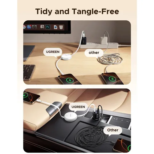 UGREEN 95673 Nexode 100W Retractable Type-C to Type-C PD Fast Charging Cable