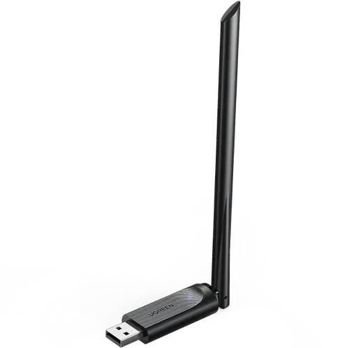UGREEN AC650 2.4GHz 5GHz Dual Band Wireless Adapter 6dBi Antenna - 90339