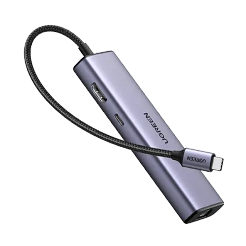 UGREEN CM512 6-IN-1 USB-C HUB HDMI 4K & 100W PD CHARGING - 15598