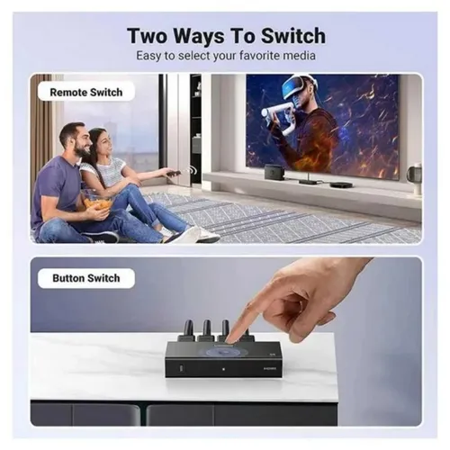 UGREEN CM598 Switch 3-in-1 Out 60Hz 3 In 1 Out HDMI Splitter