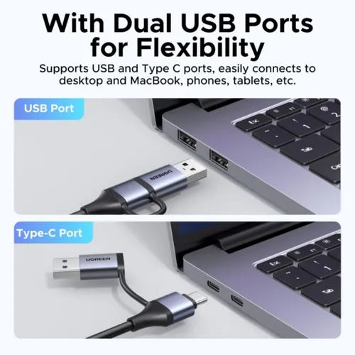 UGREEN CM629 15389 USB-A / USB-C – HDMI Audio and Video Adapter