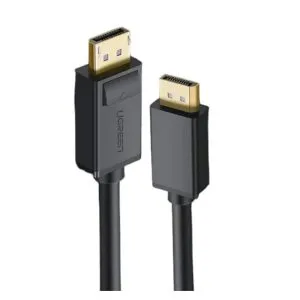 Ugreen DP Male to Male Cable 1m (Black) – 10244