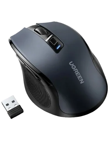 UGREEN ERGONOMIC WIRELESS MOUSE 2.4G SILENCE - 90545