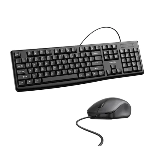 Ugreen MK003 Wired Keyboard And Mouse Combo Set Black – 90561