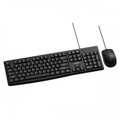 Ugreen MK003 Wired Keyboard And Mouse Combo Set Black - 90561