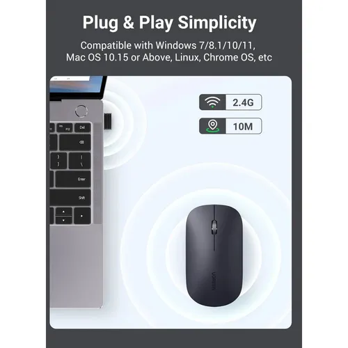 UGREEN MU001 Portable Wireless Mouse