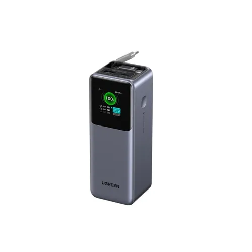 UGREEN Nexode 55987B 165W Power Bank with Retractable USB-C Cable