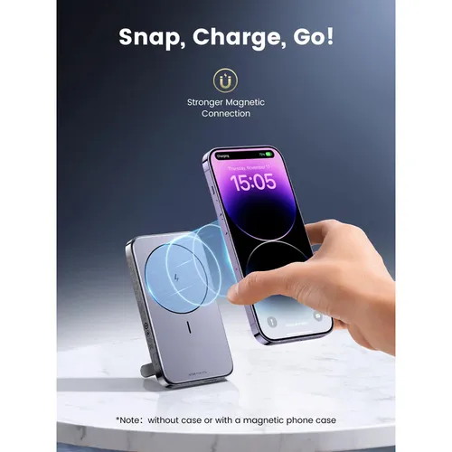 UGREEN PB206 10000mAh Foldable Kickstand Magnetic Battery Power Bank