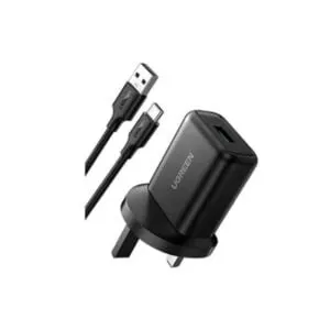 UGREEN QC 18W Fast Charger with Type-C Cable