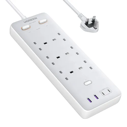 Ugreen S551 65W 6 Outlet Surge Protector - 35011
