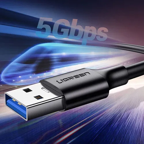 Ugreen USB 3.0 A Male to Type C Male Cable Nickel Plating 1.5m (black) - 20883