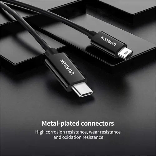 Ugreen USB-C 2.0 to Mini USB Cable - 480Mbps - 50445