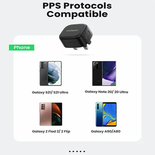 Ugreen USB-C 25W PD Charger With C-C 2M USB Cable UK - 50577